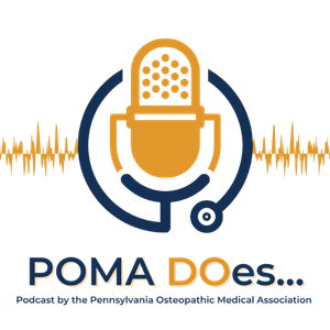POMA Does podcast logo